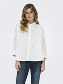 Bluzki damskie - ONLY Koszula w kolorze białym - miniaturka - grafika 1