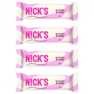 Nicks Baton w mlecznej czekoladzie Peanut nFudge zestaw 4 x 40 g - Batoniki - miniaturka - grafika 1