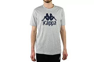 Koszulki męskie - Kappa t-shirt męski caspar, szary, S - grafika 1