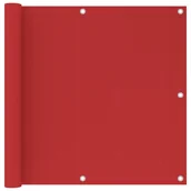 Markizy - VidaXL Lumarko Parawan balkonowy, czerwony, 90x300 cm, HDPE 311008 VidaXL - miniaturka - grafika 1