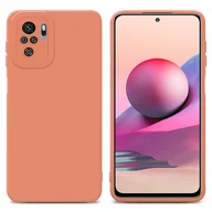 Etui i futerały do telefonów - Cadorabo Etui do Xiaomi RedMi NOTE 10 4G / RedMi NOTE 10S Pokrowiec ochronny z pomarańczowego silikonu TPU Etui na telefon komórkowy - miniaturka - grafika 1