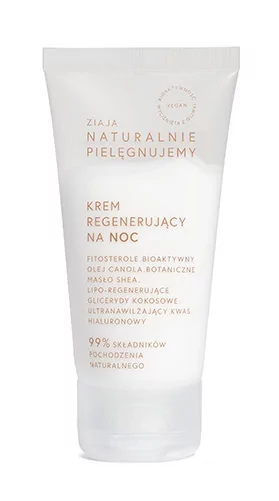 Ziaja NATURALNIE KREM DO TWARZY REGENERUJĄCY NA NOC 50ML