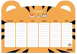 Plan Lekcji A4 B&B Friends Boys Interdruk - Szkolne artykuły papiernicze - miniaturka - grafika 1
