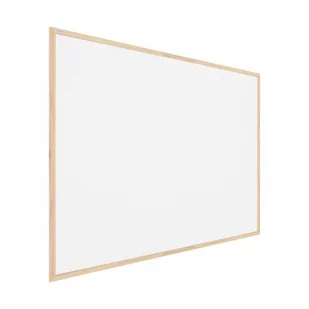 OUTLET Tablica korkowa biały kolor korka (rama drewniana) 100x80 cm - Biuro i firma OUTLET - miniaturka - grafika 1