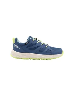 Jack Wolfskin Woodland 2 Texapore Low K buty trekkingowe dla dzieci, uniseks, Evening Sky, 40 EU - Buty dla chłopców - miniaturka - grafika 1