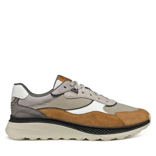 Sneakersy Geox U Spherica Actif X1 U55HUA 01422 C5ZS6 Brązowy - Sneakersy męskie - miniaturka - grafika 1
