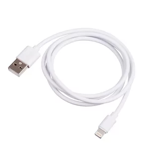 Akyga Kabel USB AK-USB-30 USB A (m) / Lightning (m) 1m biały AK-USB-30 - Kable komputerowe i do monitorów - miniaturka - grafika 1