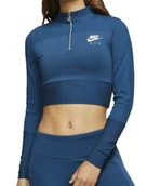 Koszulki i topy damskie - Longsleeve Nike Air Crop Top CJ3108-432 r. XL - miniaturka - grafika 1