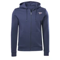 Bluzy sportowe męskie - Bluza dresowa męska REEBOK RI FT z kapturem - miniaturka - grafika 1