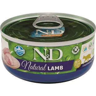Karma dla kota FARMINA N&D Natural Jagnięcina 70 g - Mokra karma dla kotów - miniaturka - grafika 1