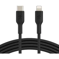 Kable USB - Belkin Kabel Pvc Usb-c to Lightning 1m Black - miniaturka - grafika 1