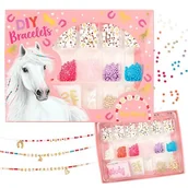 Półfabrykaty do biżuterii - Depesche, Zestaw do robienia bransoletek z koralików Miss Melody 12056A - miniaturka - grafika 1