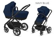 Wózki dziecięce - Cybex TALOS S 3w1 Navy Blue - miniaturka - grafika 1