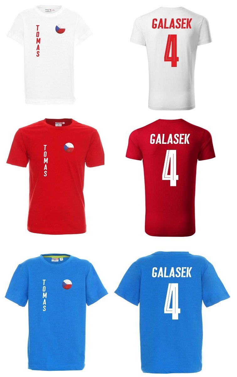 Koszulka CZECHY TOMAS GALASEK 4 JR