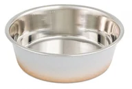 Miski dla psów - BARRY KING Miska dla psa/kota ze stali nierdzewnej 470 ml - szara ze złotym brokatem - miniaturka - grafika 1
