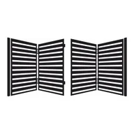 Ogrodzenia - Polbram Brama łamana Lara 2 z automatem 400 x 154 cm - miniaturka - grafika 1