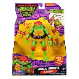 WOJOWNICZE ŻÓŁWIE NINJA Figurka RAPHAEL Zmutowany Chaos 14cm - Figurki dla dzieci - miniaturka - grafika 1