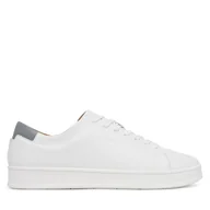 Sneakersy męskie - Sneakersy Calvin Klein Pure Low Laceup Cupsole Hf Lth HM0HM01859 Biały - miniaturka - grafika 1