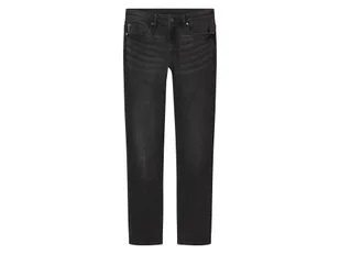 esmara Men Jeansy męskie z bawełną, slim fit (Czarny, 50 (34/32)) - Spodnie męskie esmara Men Jeansy męskie z bawełną, slim fit (Czarny, 50 (34/32)) - Spodnie męskie - miniaturka - grafika 1