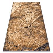 Dywany - Dywan BCF Morad PIEŃ drzewo drewno - szary / beż / stare złoto, 300x400 cm - miniaturka - grafika 1