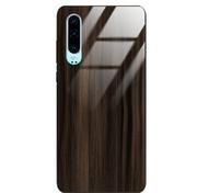 Etui i futerały do telefonów - Etui drewniane Huawei P30 Premium Wood Dark Brown Forestzone Glass - miniaturka - grafika 1