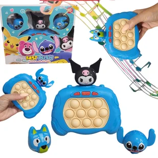 Gra Pop it 3w1 KUROMI STICH BLUEY ANTYSTRESOWA ZRĘCZNOŚCIOWA ELEKTRONICZNA - Zabawki interaktywne dla dzieci - miniaturka - grafika 1