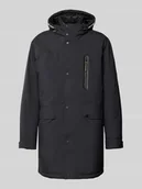 Kurtki męskie - Parka z kieszeniami z patką model ‘Parka Hood clean’ - miniaturka - grafika 1