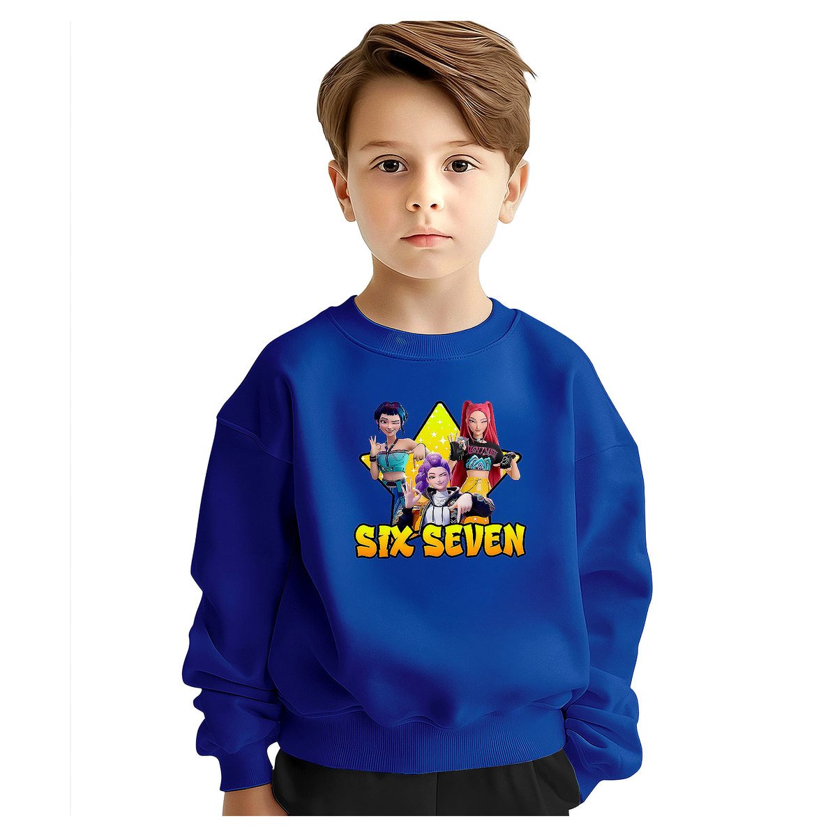 BLUZA DZIECIĘCA 67 SIX SEVEN VIRAL HUNTRIX 122-128 DLA CHŁOPCA DZIEWCZYNKI