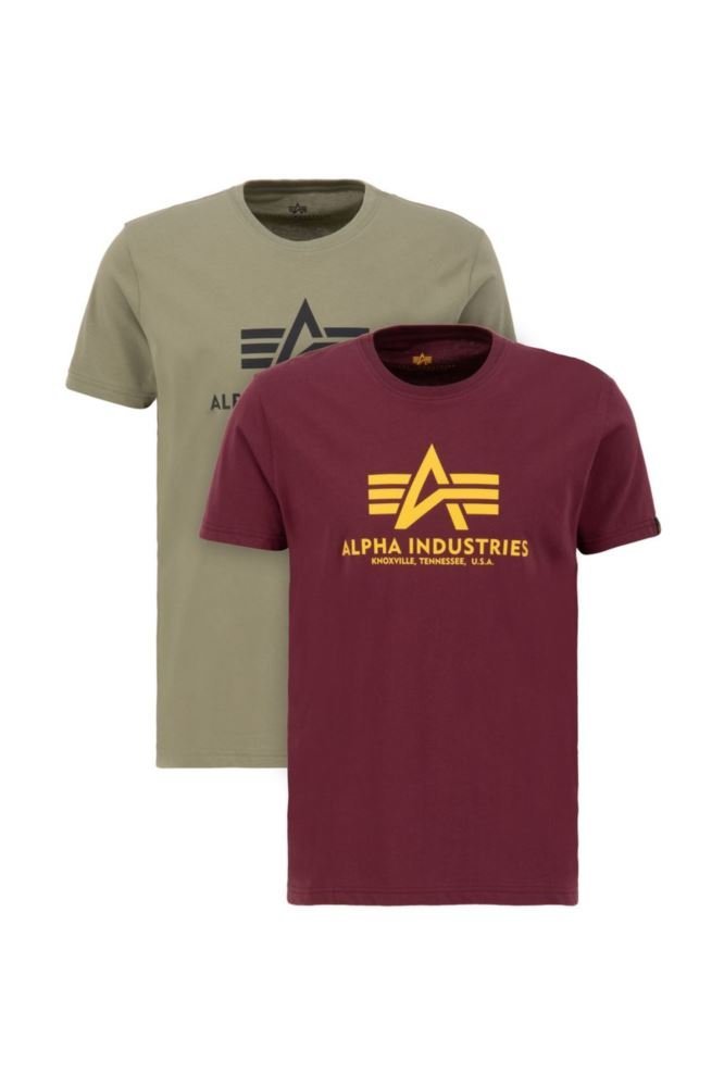 Alpha Industries Basic T 2 Pack, koszulka męska 106524-642 L