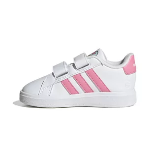 Buty dla dziewczynek - Dziecięce Buty ADIDAS GRAND COURT MINNIE GY6628 – Biały - grafika 1