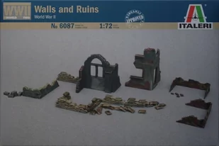 Italeri Walls and ruins WW II I6087 - Modele do sklejania - miniaturka - grafika 1