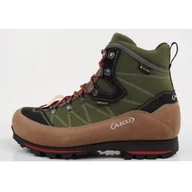 Buty trekkingowe męskie - Buty Aku Trekker Wide Gore-tex 977W481 zielone - miniaturka - grafika 1