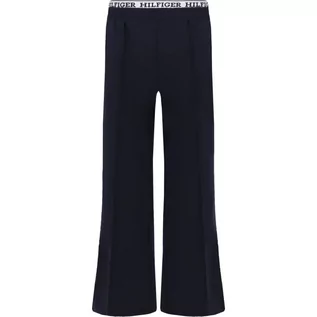 Spodnie sportowe damskie - Tommy Hilfiger Spodnie MONOTYPE TAPE WIDE LEG SWEATPANT | Regular Fit - grafika 1