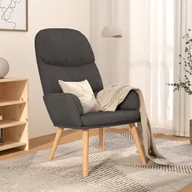 Fotele - Lumarko Fotel, ciemnoszary, obity tkaniną! - miniaturka - grafika 1