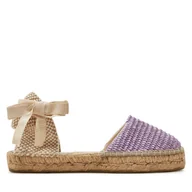 Espadryle damskie - Espadryle Manebi Yucatan Flat Valenciana Espadrilles G 3.3 P0 Fioletowy - miniaturka - grafika 1