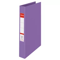 Segregatory - Segregator ringowy ESSELTE Colour&#039;Breeze A4/25mm 2 ringi lawendowy 628434 - miniaturka - grafika 1