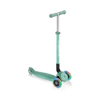 Hulajnogi - Hulajnoga 3-kołowa Globber Primo Foldable Plus Lights Mint 439-206 - miniaturka - grafika 1