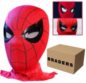 Figurki dla dzieci - Maska Spiderman z Ruchomymi Oczami - Super Hero Cosplay dla Każdego - miniaturka - grafika 1