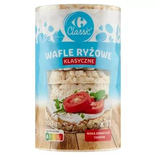 Carrefour Classic Wafle ryżowe klasyczne 100 g - Pieczywo chrupkie - miniaturka - grafika 1