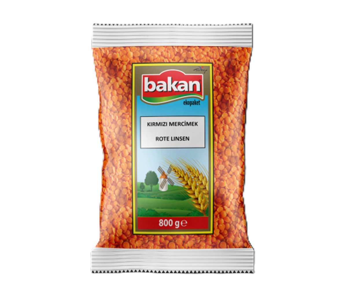 Soczewica Czerwona 800g – Bakan