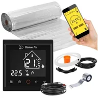 Akcesoria grzewcze - Mata grzewcza pod panele MISSION AIR MAL-160W/m² 5m² (10mb x 50cm) + regulator Libra Czarny WiFi - miniaturka - grafika 1