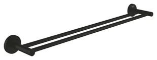 Grohe QuickFix Start - Podwójny wieszak na ręczniki, czarny mat 412032430 - Wieszaki łazienkowe - miniaturka - grafika 1