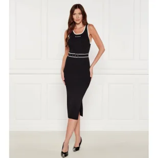 Karl Lagerfeld Sukienka z paskiem - Sukienki - miniaturka - grafika 1