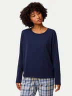 Piżamy damskie - Triumph Koszulka piżamowa 10221070 Granatowy Regular Fit - miniaturka - grafika 1