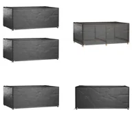 Pokrowce na meble ogrodowe - vidaXL Pokrowce na meble ogrodowe 2 szt. 8 oczek 180x122x75 cm Prostokątny - Pokrowiec na meble ogrodowe - Pokrowce na meble ogrodowe - Pokrowiec ochronny na meble ogrodowe - Plandeka na meble ogrodowe - miniaturka - grafika 1
