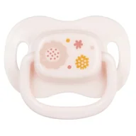 Smoczki do butelek - Smoczek CANPOL BABIES Newborn Symetryczny 6-18 m Różowy - miniaturka - grafika 1