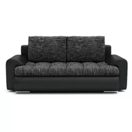 Sofy i kanapy - Sofa dwuosobowa, Tokio VIII, 160x90x75 cm, popiel, czarny - miniaturka - grafika 1