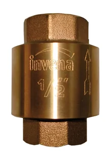 Invena Zawór zwrotny YORK 1/2" element zamykający mosiądz - ZZ-14-015 - Zawory i kraniki - miniaturka - grafika 1