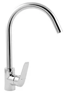 Baterie kuchenne - Ferro Dijon Jednouchwytowa bateria kuchenna stojąca z obrotową wylewką, chrom BDJ4 - miniaturka - grafika 1