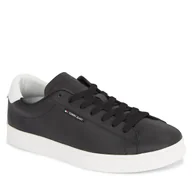 Półbuty męskie - Sneakersy Tommy Jeans Tjm Leather Low Cupsole EM0EM01374 Black BDS - miniaturka - grafika 1